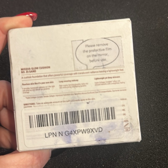 NIB MISSHA Glow Cushion Foundation No. 23 Sand - Picture 2 of 4